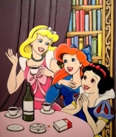 Princesses dépravées - 65*80 cm-2012 - acrylique sur toile