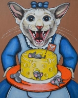 Cheese - 24*30 cm-2014 - acrylique sur toile