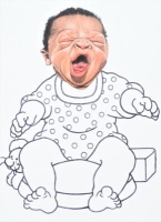Poupon moche - 80*115 cm-2011 - acrylique sur toile